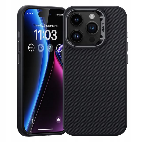Plecki niktrade do Apple iPhone 15 Pro Max czarny zdjęcie 5