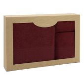 Komplet ręczników 3 częściowy Solano  Darymex bordowy