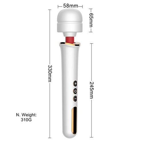 stymulator massager super powerful usb black 10 function na Arena.pl