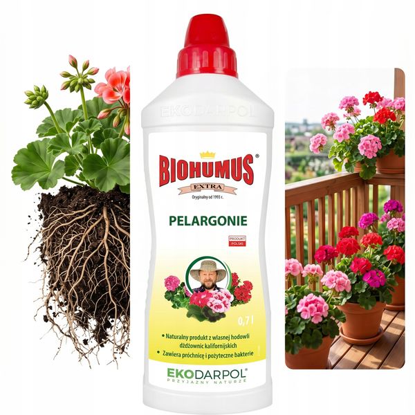 ekodarpol biohumus extra pelargonia 0,7l zdjęcie 13