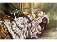 60CM 40CM ZEGAR OBRAZ UCIECZKA MARZENIA DRUK PŁÓTNO RAMA