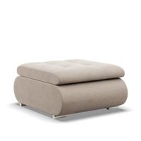 Pufa otwierana, schowek, Bosco, paros, 70x88x42 cm, beżowa | TYLETEGOTU