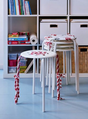 IKEA STOŁEK TABORET KRZESŁO KUCHENNE BIAŁY na Arena.pl