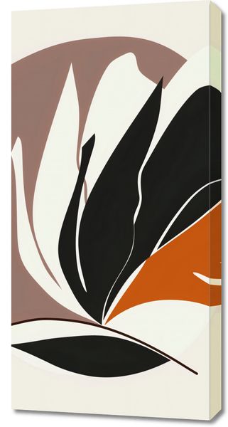 Obraz 50x100cm Elegancja Roślinna zdjęcie 1