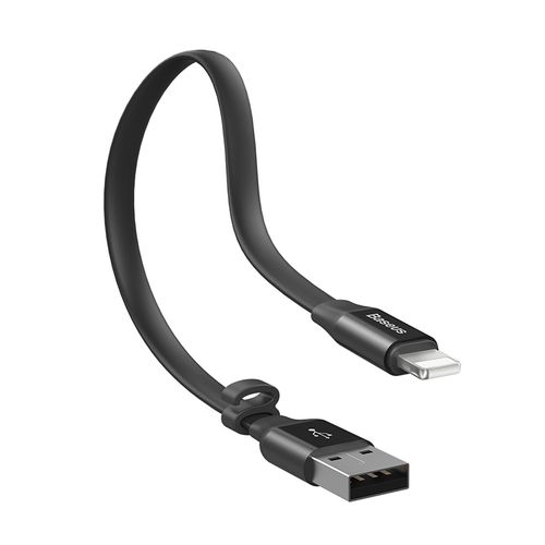 Kabel USB Micro Iphone 2w1 Baseus Portable 23cm 2A czarny na Arena.pl
