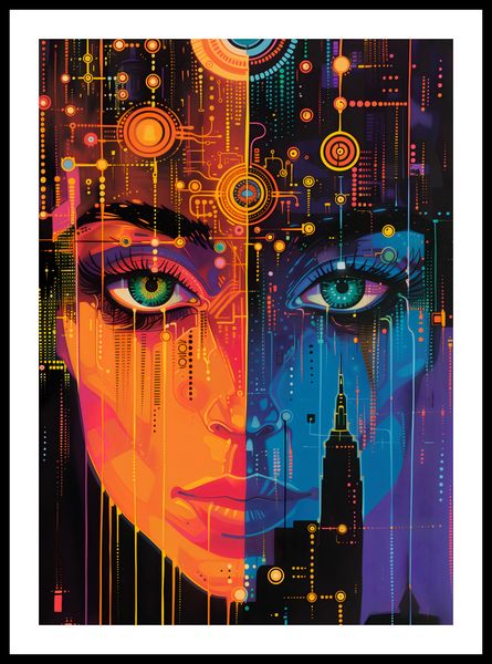 Plakat 42x59,4cm Cyfrowa Psyche zdjęcie 3