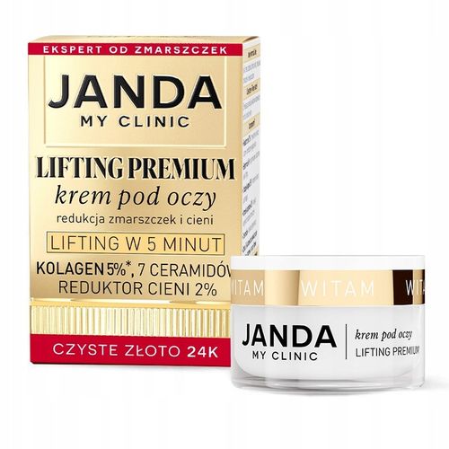 JANDA LIFTING PREMIUM Krem pod oczy z ceramidami Redukcja zmarszczek na Arena.pl