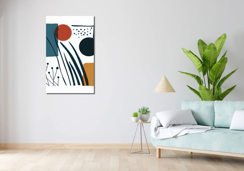 Obraz 60x100cm Przerys nad Treścią zdjęcie 2