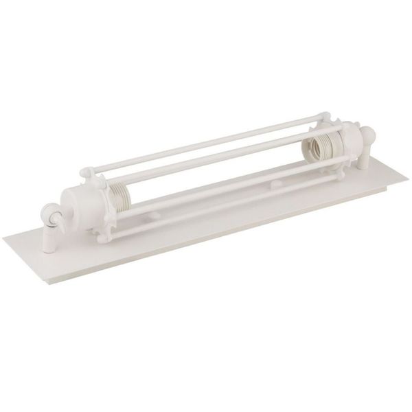 Kinkiet ścienny do salonu Retro Loft ABIGALI-KR-E27-WHITE retro biały zdjęcie 5