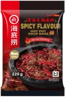 Baza do zupy hot pot, ostra (medium hot) 220g - HAIDILAO