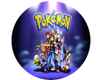 Opłatek na tort Pokemon