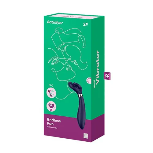 satisfyer endless joy - model uniwersalny z głowicą 180° silikonową na Arena.pl