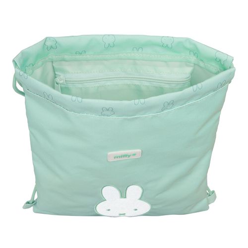 Worek na buty ze sznurkami Miffy Menta Mięta 26 x 34 x 1 cm na Arena.pl