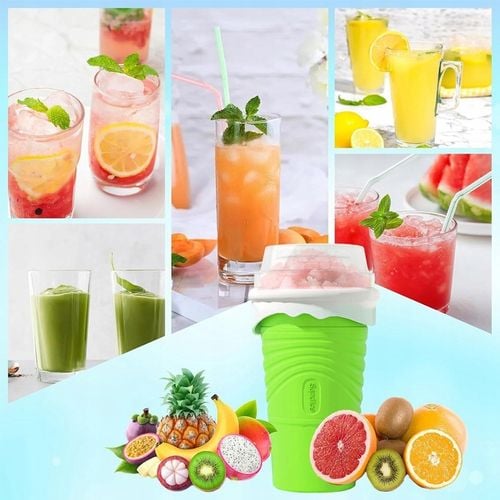 KUBEK DO ROBIENIA SLUSHY LODÓW SORBETÓW WYCISKANY NA BREJĘ SMOOTHIE 500ML na Arena.pl