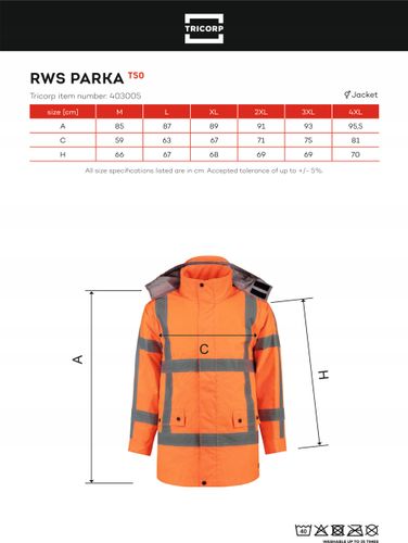 KURTKA OSTRZEGAWCZA Z NADRUKIEM HAFTEM LOGO 10 SZT na Arena.pl