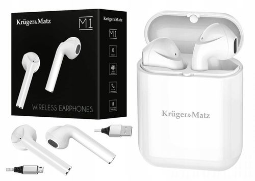 Słuchawki douszne TWS Kruger&Matz M1 na Arena.pl