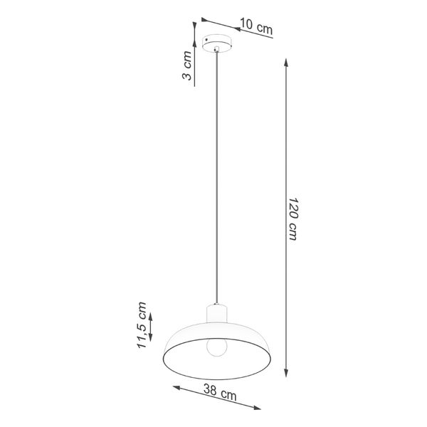 Lampa wisząca INDY czarna zdjęcie 10