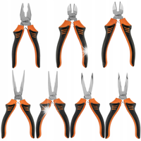 NEO TOOLS Zestaw Szczypiec 8 szt. Kombinerki Boczne Wydłużone 160-180mm
