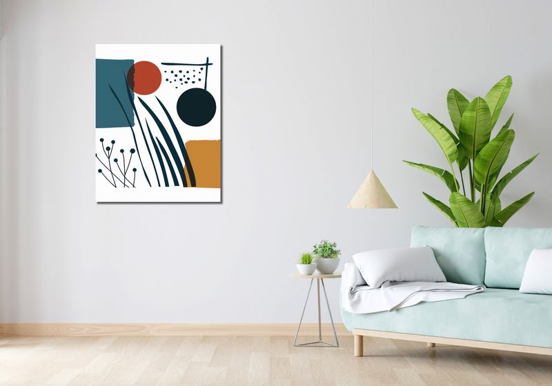 Obraz 70x90cm Przerys nad Treścią zdjęcie 2