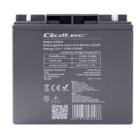 AKUMULATOR AGM BEZOBSŁUGOWY QOLTEC 12V 17AH