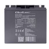 AKUMULATOR AGM BEZOBSŁUGOWY QOLTEC 12V 17AH