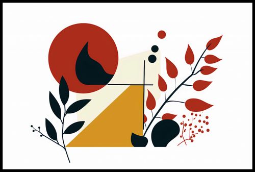 Plakat 91,5x61cm Ogień i Flora na Arena.pl
