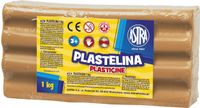 plastelina 1kg astra brązowa jasna