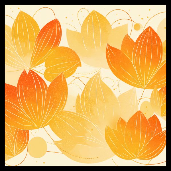 Plakat 50x50cm Jesienna Wizualizacja zdjęcie 2