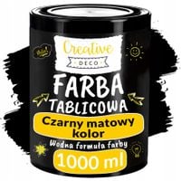 Farba tablicowa czarna do pisania kredą 1000ml