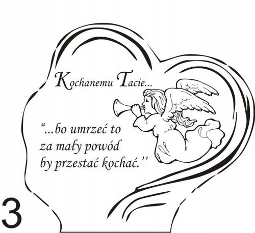 STATUETKA PODSTAWKA POD ZNICZ na grób + grawer XL na Arena.pl