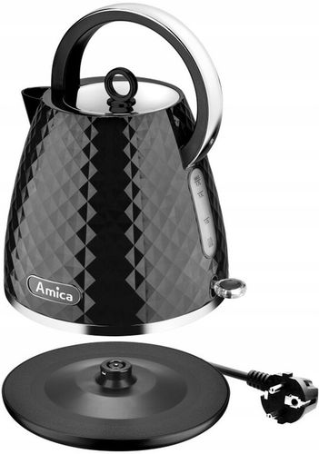 CZAJNIK KF 3030 CZARNY 1.7 L AMICA 2200 W na Arena.pl