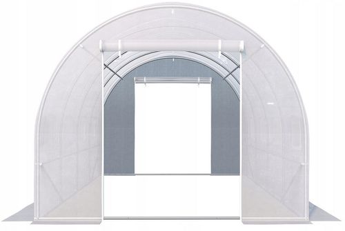 Tunel ogrodowy foliowy biały szklarnia folia 3x2x2m 6 m² 2 wejścia na Arena.pl