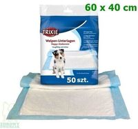 TRIXIE Podkłady chłonne maty higieniczne psa kota szczeniaka 60x40cm 50szt