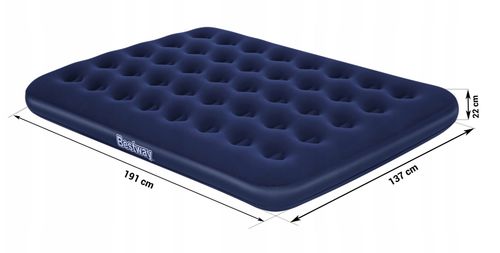 Dmuchany Materac BESTWAY Flocked 191 x 137 cm na Arena.pl