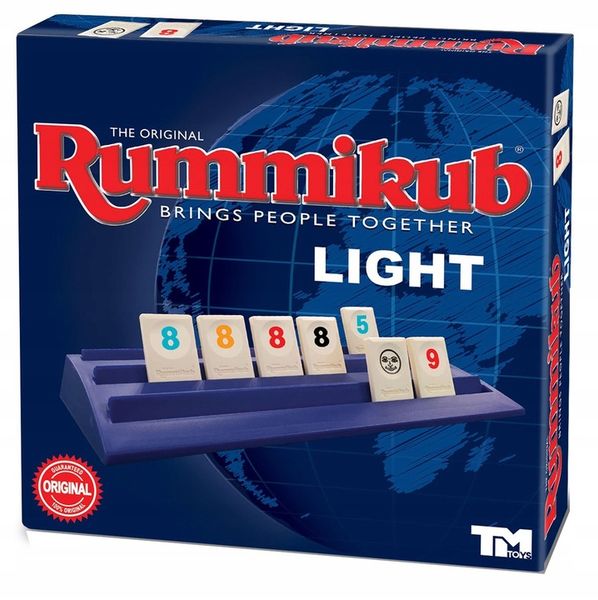 GRA RUMMIKUB LIGHT towarzyska gra logiczna zdjęcie 1