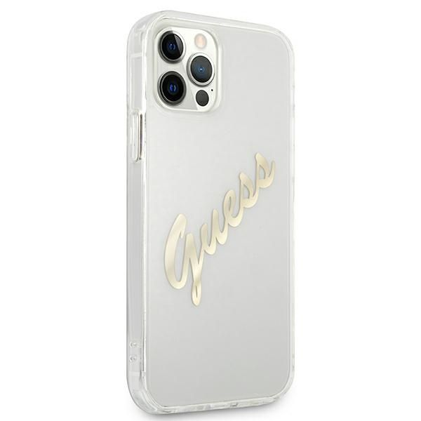 Etui Guess do iPhone 12 Pro Max, Przezroczysty zdjęcie 4