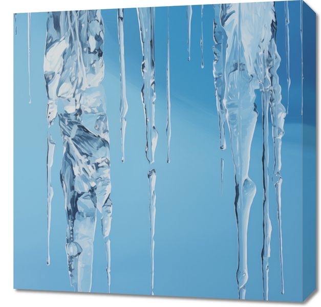 Obraz 60x60cm Kryształowe Sople zdjęcie 1