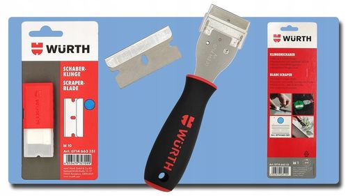 Skrobak do Szyb Farb Silikonu dodatkowe ostrza 6sz na Arena.pl