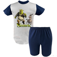 Krótka Piżama dziecięca Shrek