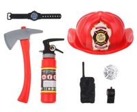 Zestaw strój Strażaka akcesoria - 7 elementów