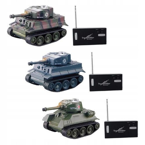 Mini RC Battle Tank Crawler ze zdalnym szarym na Arena.pl