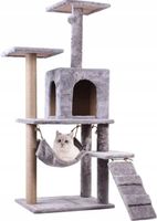 Drapak dla kota legowisko budka 5 poziomów 125cm (F035)