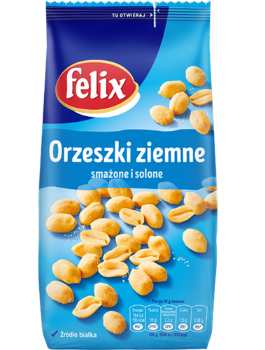 FELIX ORZESZKI ZIEMNE SMAŻONE SOLONE 220G TOREBKA na Arena.pl