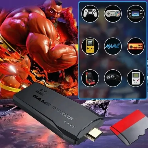 KONSOLA HDMI GAME BOX EMULATOR TV + 2 KONTROLERY POD TELEWIZOR DLA DZIECI zdjęcie 12