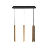 LAMPA wisząca EYE III 7863 Nowodvorski metalowa OPRAWA tuby zwis mosiądz
