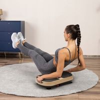 PLATFORMA WIBRACYJNA PŁYTA WIBRUJĄCA DO ĆWICZEŃ BRZUCHA Z LINKAMI GYMTEK