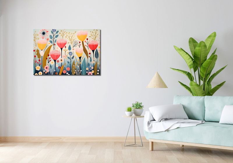 Obraz 90x60cm Ogród Marzeń zdjęcie 2