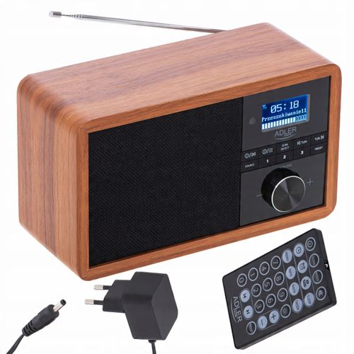 DREWNIANE RADIO RETRO DAB+ BLUETOOTH USB SD PILOT na Arena.pl