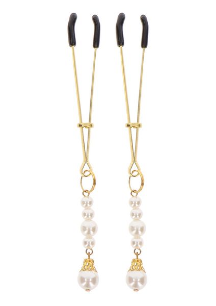 Tweezers With Pearls Gold zdjęcie 1