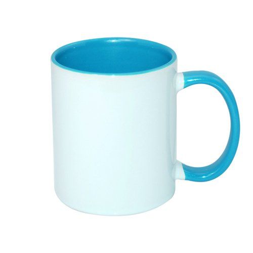 Kubek 330 ml ECO FUNNY Błękitny Sublimacja Termotransfer zdjęcie 1